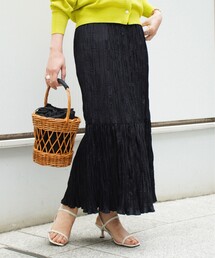 UNTITLED | ワッシャー ティアードスカート【洗える】(スカート)