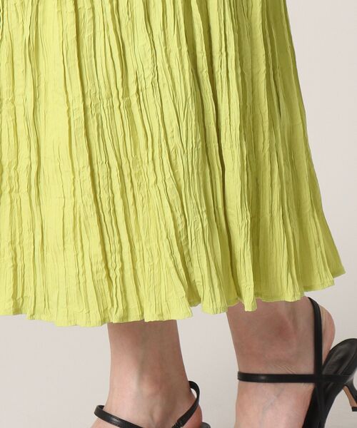 UNTITLED（アンタイトル）の「◆【STORYweb掲載】ワッシャー ティアードスカート（スカート・レディース・ダークブラウン/ブラック/ナチュラル/黄緑系・48/42/00/01/02/03/04/44）」の10枚目の写真