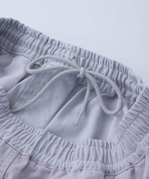 X-girl(エックスガール)の「TWILL EASY PANTS/ツイルパンツ/イージーパンツ(その他パンツ・レディース・ライトグレー/ピンク・XS/S/M)」の9枚目の写真