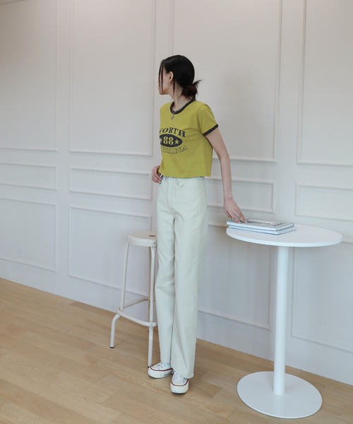 by muni:r(バイ ムニール)の「コーティングハイウエストワイドクリームパンツ(その他パンツ・レディース・クリーム・SMALL/MEDIUM)」の20枚目の写真