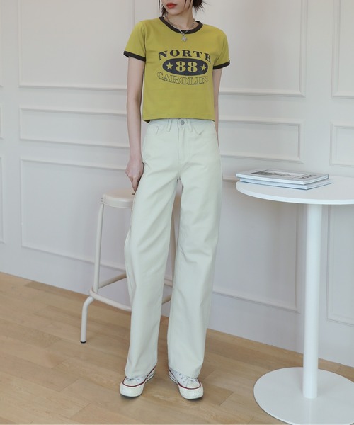 by muni:r(バイ ムニール)の「コーティングハイウエストワイドクリームパンツ(その他パンツ・レディース・クリーム・SMALL/MEDIUM)」の22枚目の写真