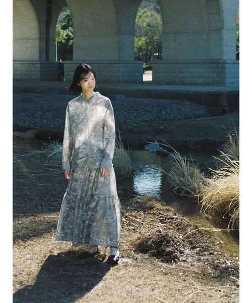 merry jenny（メリージェニー）の「fog lace sheer tiered skirt（スカート・レディース・ブラウン/ベージュ・FREE）」の15枚目の写真