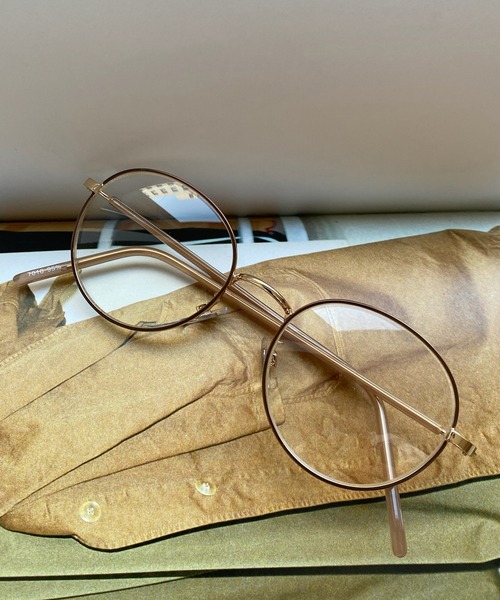 DouDou(ドゥドゥ)の「細フレームメガネ2(メガネ・レディース・ブラック/ベージュ・FREE)」の8枚目の写真