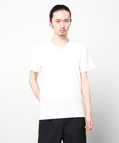 JOHN'S CLOSET(ジョンズクローゼット)の「【50】フクレジャガード半袖Tシャツ(Tシャツ/カットソー・メンズ・ピンク/ホワイト/ブラック/ネイビー・LARGE/MEDIUM)」の15枚目の写真