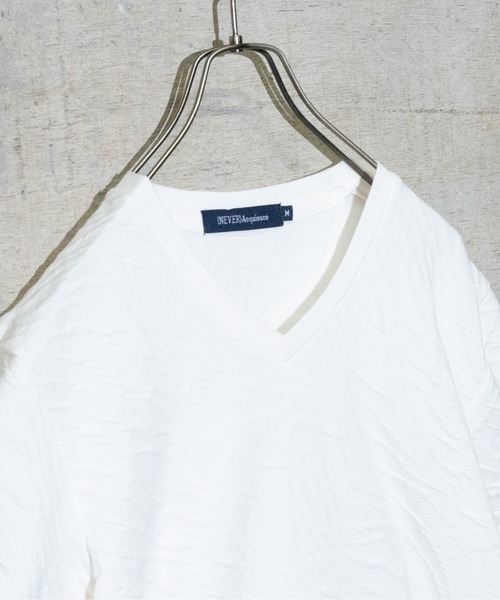 JOHN'S CLOSET(ジョンズクローゼット)の「【50】フクレジャガード半袖Tシャツ(Tシャツ/カットソー・メンズ・ピンク/ホワイト/ブラック/ネイビー・LARGE/MEDIUM)」の7枚目の写真