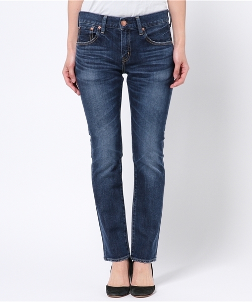 D/ESTNATION（ディー エストネーション）の「RED CARD デニムパンツ（デニムパンツ・レディース・ブルー・22/23/24/25/26/27）」の12枚目の写真