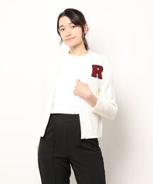 rienda suelta（リエンダスエルタ）の「【km】【rienda suelta】エンブレムケーブルカーディガン 　ゴルフウエア（カーディガン/ボレロ）」