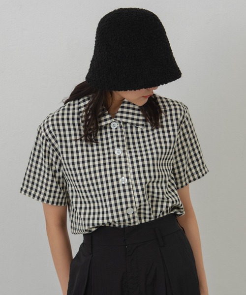 MERLOT(メルロー)の「パターンバリエーションシャツ/セットアップ対応(Tシャツ/カットソー・レディース・ピンク/グリーン/ブラック・FREE)」の2枚目の写真