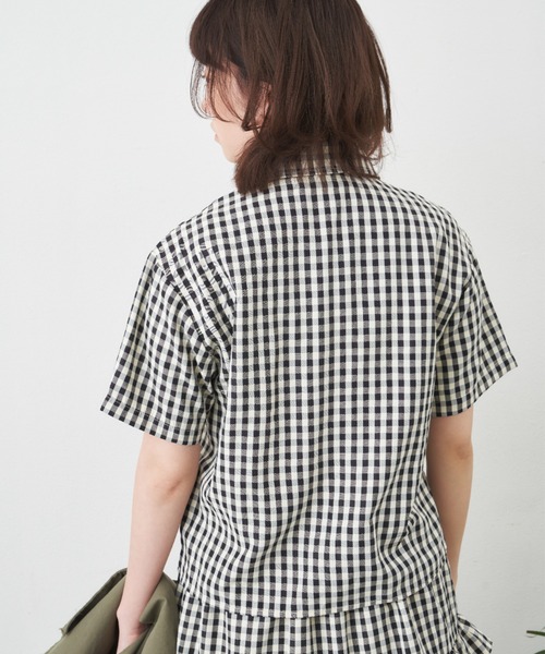MERLOT(メルロー)の「パターンバリエーションシャツ/セットアップ対応(Tシャツ/カットソー・レディース・ピンク/グリーン/ブラック・FREE)」の8枚目の写真