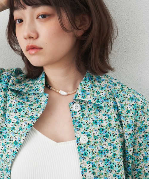 MERLOT(メルロー)の「パターンバリエーションシャツ/セットアップ対応(Tシャツ/カットソー・レディース・ピンク/グリーン/ブラック・FREE)」の17枚目の写真