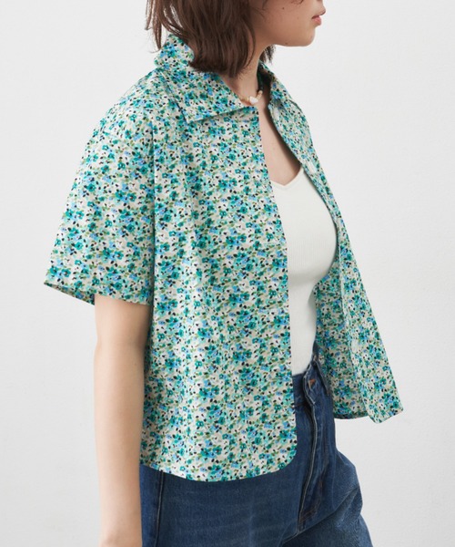 MERLOT(メルロー)の「パターンバリエーションシャツ/セットアップ対応(Tシャツ/カットソー・レディース・ピンク/グリーン/ブラック・FREE)」の19枚目の写真