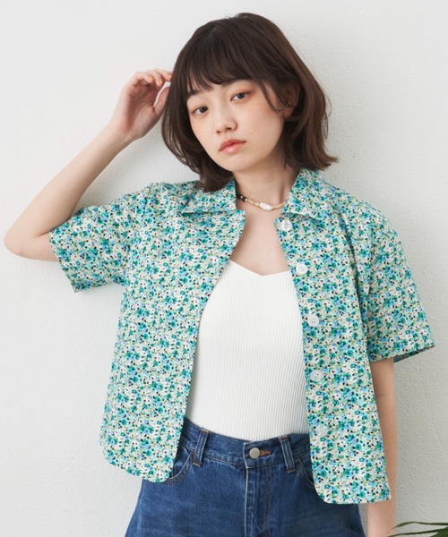MERLOT(メルロー)の「パターンバリエーションシャツ/セットアップ対応(Tシャツ/カットソー・レディース・ピンク/グリーン/ブラック・FREE)」の14枚目の写真