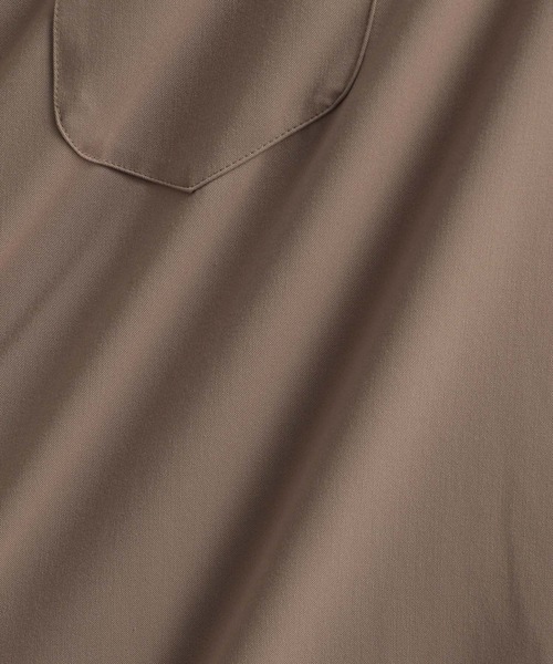 HARE（ハレ）の「TRバンドカラーBIGシャツ(HARE)（シャツ/ブラウス・メンズ・ブラック/ブラウン・SMALL/MEDIUM）」の15枚目の写真