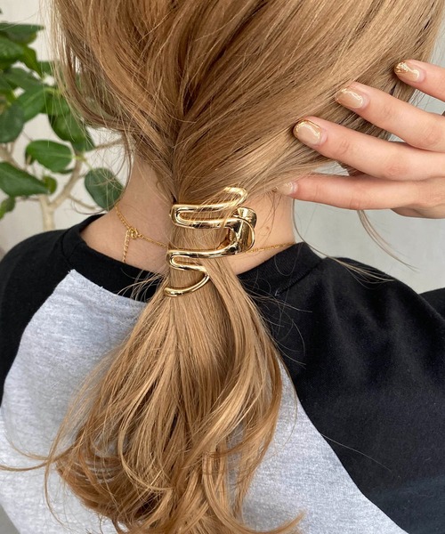 GOLDY（ゴールディ）の「【GOLDY/ゴールディ】グラフィティバンス（バレッタ/ヘアクリップ・レディース・シルバー/ゴールド・FREE）」の8枚目の写真