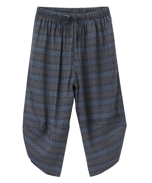 NAVY(ネイビー)の「接触冷感 レーヨンバルーンクロップトパンツ サルエルパンツ アラジンパンツ(その他パンツ・メンズ・チャコール/ブルー/ブラック/ネイビー/ネイビー×ホワイト/ブラウン・L/XL/M)」の14枚目の写真