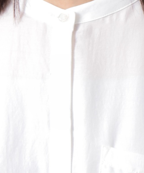 LEPSIM（レプシィム）の「BIGポンチョシャツチュニック　281826（シャツ/ブラウス・レディース・ブラック/オフホワイト/ピンク/グリーン・FREE）」の22枚目の写真