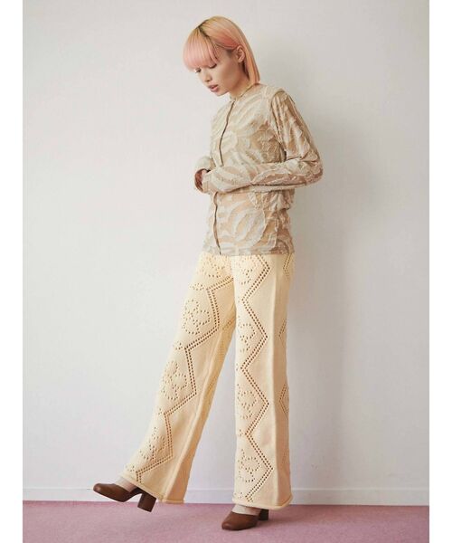 merry jenny（メリージェニー）の「ordinaryレースアップパンプス（パンプス・レディース・ブラック/キャメル・MEDIUM/LARGE）」の13枚目の写真