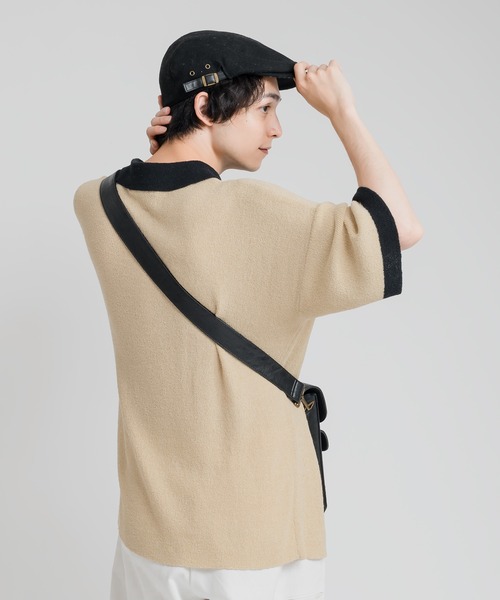 MUHET(ミュエータ)の「オーバーニットポロシャツ(ポロシャツ・レディース・ネイビー/グリーン/アイボリー/その他・MEDIUM/X-LARGE)」の16枚目の写真