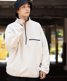 WEGO | WEGO/フリースハーフZIPプルオーバー(スウェット)