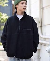 WEGO | WEGO/フリースハーフZIPプルオーバー(スウェット)