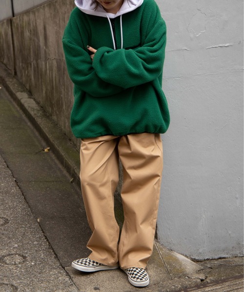 WEGO(ウィゴー)の「WEGO/フリースハーフZIPプルオーバー(スウェット・レディース・マスタード/ホワイト/ダークグリーン/ブラック/その他3/その他2/その他4/その他1・LARGE/MEDIUM/X-LARGE)」の22枚目の写真