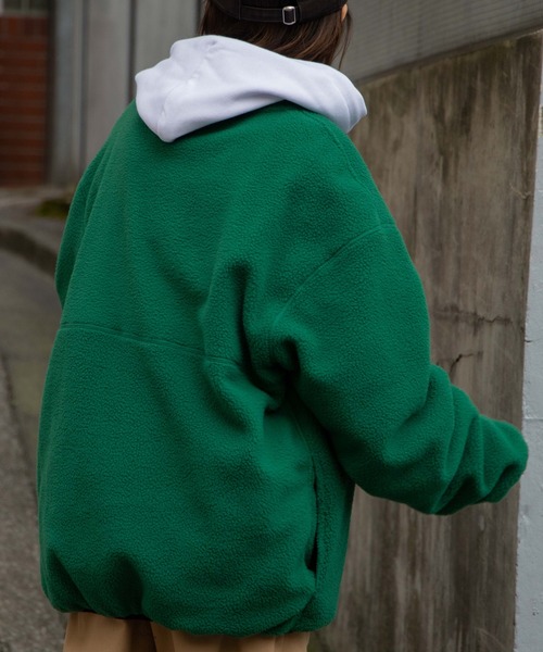 WEGO(ウィゴー)の「WEGO/フリースハーフZIPプルオーバー(スウェット・レディース・マスタード/ホワイト/ダークグリーン/ブラック/その他3/その他2/その他4/その他1・LARGE/MEDIUM/X-LARGE)」の20枚目の写真