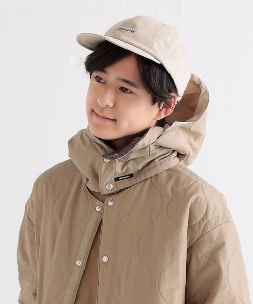 ARCH & LINE(アーチアンドライン)の「コットンツイルキャップ COTTON TWILL CLUB CAP(キャップ・キッズ・サックスブルー/ピンク/スミクロ/ライトベージュ・54/57/48)」の10枚目の写真