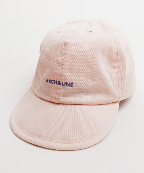 ARCH & LINE(アーチアンドライン)の「コットンツイルキャップ COTTON TWILL CLUB CAP(キャップ・キッズ・サックスブルー/ピンク/スミクロ/ライトベージュ・54/57/48)」の17枚目の写真