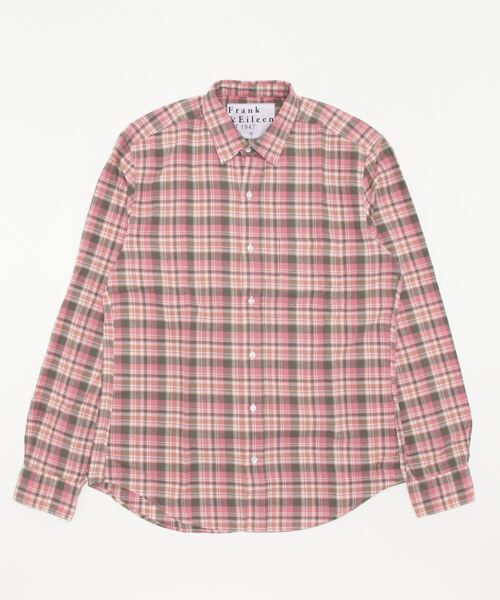 Frank&Eileen（フランクアンドアイリーン）の「Frank&Eileen/フランクアンドアイリーン ITALIAN COTTON DON（シャツ/ブラウス・メンズ・ピンク/グレー・S/M）」の2枚目の写真