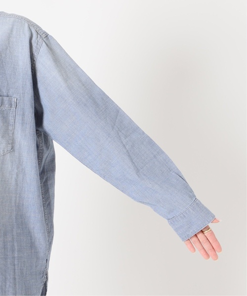 JOURNAL STANDARD（ジャーナルスタンダード）の「CHAMBRAY SHIRT（シャツ/ブラウス・レディース・ネイビー/ブルー系その他・FREE）」の5枚目の写真