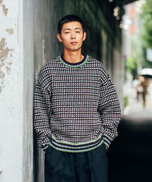 Beams Men ビームス メン メンズ のニット セーター その他総柄 通販 Zozotown