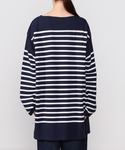 ORCIVAL（オーシバル）の「ORCIVAL | ビッグサイズ ラッセルフレンチ セーラーTシャツ UNISEX（チュニック・レディース・ブルー系その他/ブルー系その他6・8/7）」の13枚目の写真