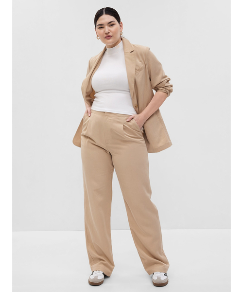 GAP(ギャップ)の「ハイライズ ソフトスーツパンツ(その他パンツ・レディース・ベージュ/ブラック/グリーン/ベージュ系その他・000/0/2/00/10/4/6/8)」の20枚目の写真