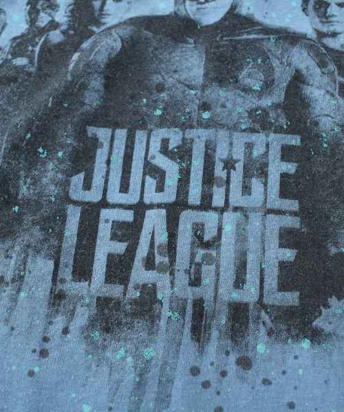 MARVEL（マーベル）の「【ヴィンテージ古着】MARVEL / マーベル JUSTICE LEAGUE ジャスティスリーグ プリントTシャツ（Tシャツ/カットソー・メンズ・ブルー・MEDIUM）」の4枚目の写真