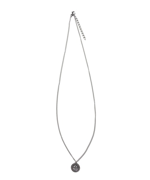 glamb(グラム)の「Smoke Beats Coin Necklace / スモークビーツコインネックレス(ネックレス・メンズ・シルバー/ゴールド・FREE)」の3枚目の写真