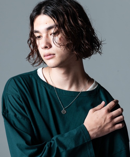 glamb(グラム)の「Smoke Beats Coin Necklace / スモークビーツコインネックレス(ネックレス・メンズ・シルバー/ゴールド・FREE)」の11枚目の写真