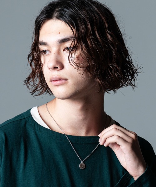 glamb(グラム)の「Smoke Beats Coin Necklace / スモークビーツコインネックレス(ネックレス・メンズ・シルバー/ゴールド・FREE)」の13枚目の写真