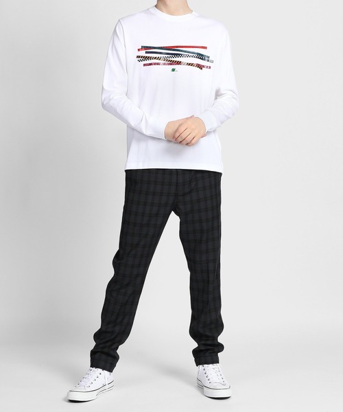【Paul Smith】Tシャツ ロングスリープ テープボーダー コットン Paul Smith】Tシャツ ロングスリープ テープボーダー コットン