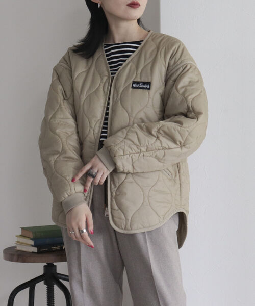 WILD THINGS × INTERBREED 安っぽ プリマロフト ダウン コート