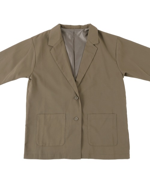 Figments（フィグメンツ）の「オーバーテーラードジャケット（テーラードジャケット・レディース・ブラック/ベージュ/カーキ・FREE）」の15枚目の写真