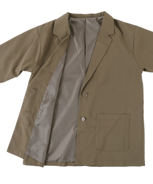 Figments（フィグメンツ）の「オーバーテーラードジャケット（テーラードジャケット・レディース・ブラック/ベージュ/カーキ・FREE）」の18枚目の写真