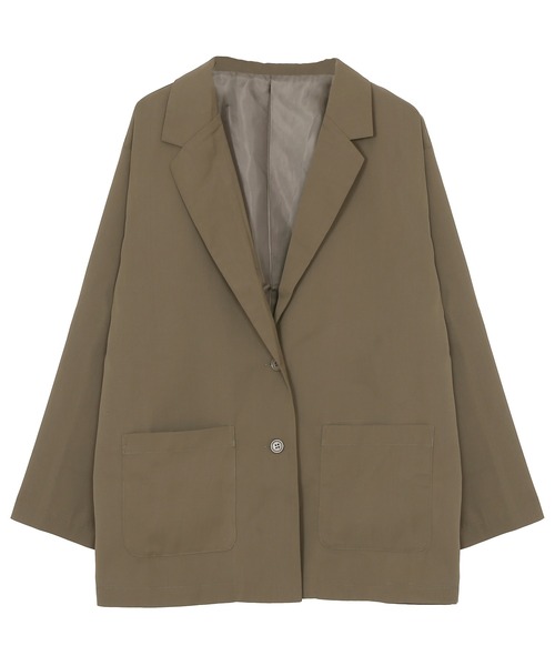 Figments（フィグメンツ）の「オーバーテーラードジャケット（テーラードジャケット・レディース・ブラック/ベージュ/カーキ・FREE）」の9枚目の写真