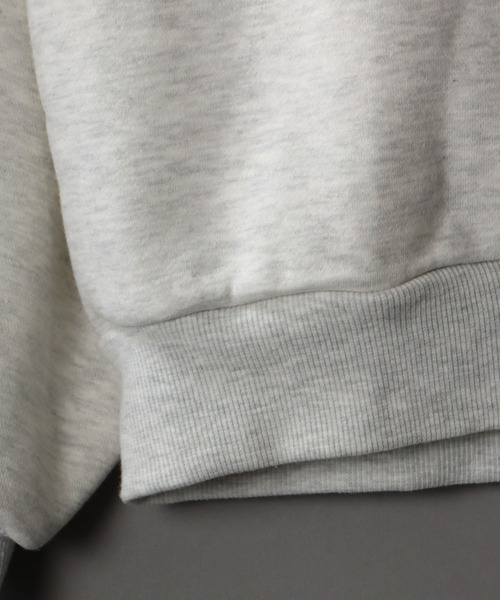 SITRY(シトリー)の「Big silhouette patch logo sweat shirt/裏起毛 ビッグシルエット ワッペンロゴ スウェット/トレーナー(スウェット・メンズ・チャコールグレー/アッシュグレー/グリーン/ブラウン・M/L/XL)」の10枚目の写真