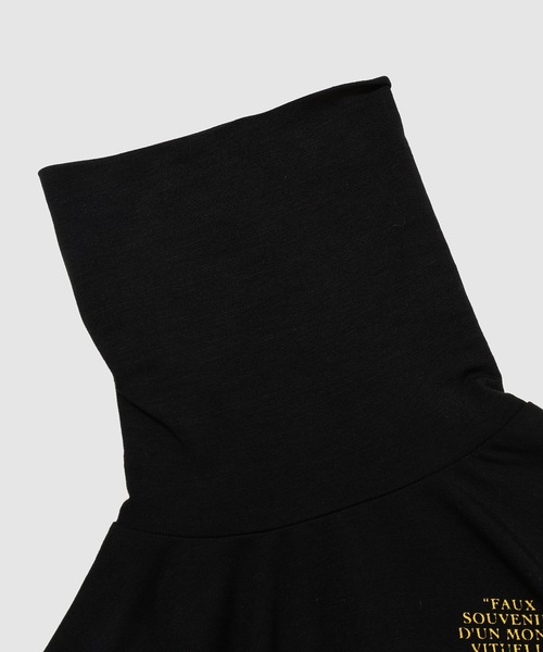 RAF SIMONS(ラフシモンズ)の「Turtleneck Mauvais reves with R embroidery(ニット/セーター・レディース・ブラック・XS/S/M)」の4枚目の写真