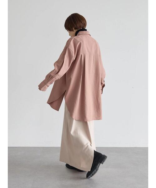 rem closet（レムクローゼット）の「オーバーワークシャツ（シャツ/ブラウス・レディース・カーキ/ブラック/ピンク系その他3/ベージュ・FREE）」の13枚目の写真
