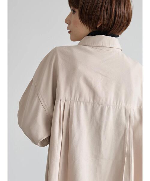 rem closet（レムクローゼット）の「オーバーワークシャツ（シャツ/ブラウス・レディース・カーキ/ブラック/ピンク系その他3/ベージュ・FREE）」の9枚目の写真