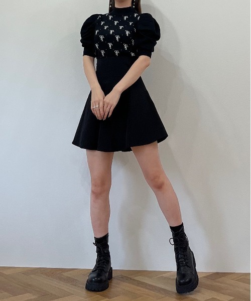 titty&amp;co - 新品 ティティアンドコー白ニット 白ニット ニット レディース トップス 袖ボリ titty&co - 新品 ティティアンドコー白ニット 白ニット ニット