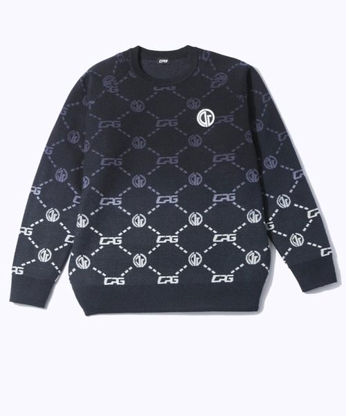 セール】gradient logo sweater(グラデションロゴセーター)(ニット