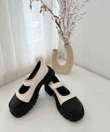 by muni:r | 厚底メリージェーンストラップローファー(ローファー)