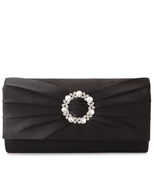 Lace Ladies(レースレディース)の「サークルビジュー2wayクラッチバッグ(クラッチバッグ・レディース・ブラック/ベージュ/グレー・FREE)」の2枚目の写真